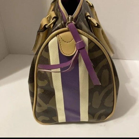 Victoria's Secret Women's Brown and Purple Bag Love Medium - Picture 6 of 11